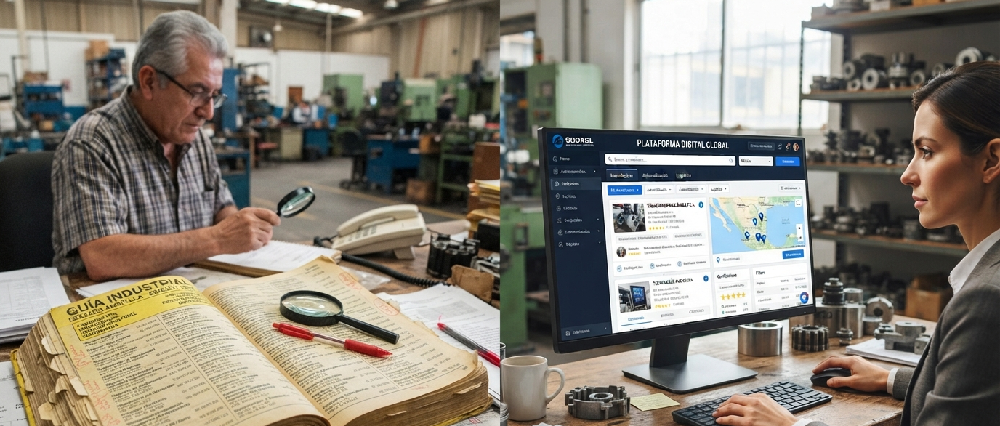 La evolución de los directorios industriales de papel a las plataformas digitales
